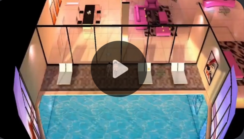 Pink Pool Room